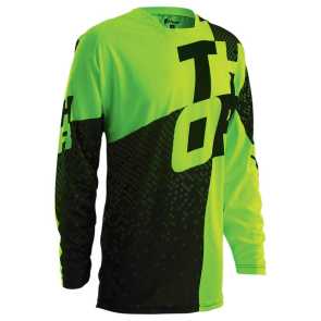 Thor Prime Tach Jersey black-flo green
